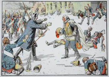 A manhã após a batalha de Torgau, 4 de novembro de 1760